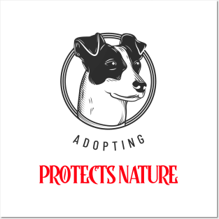 Adopting Protects Nature #1 Posters and Art